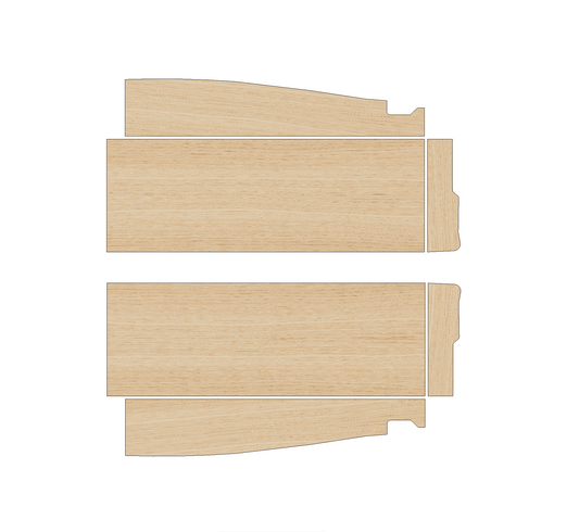 Citroen Dispatch 2016-Present SWB - Wheel Boxes Ply Lining Kit