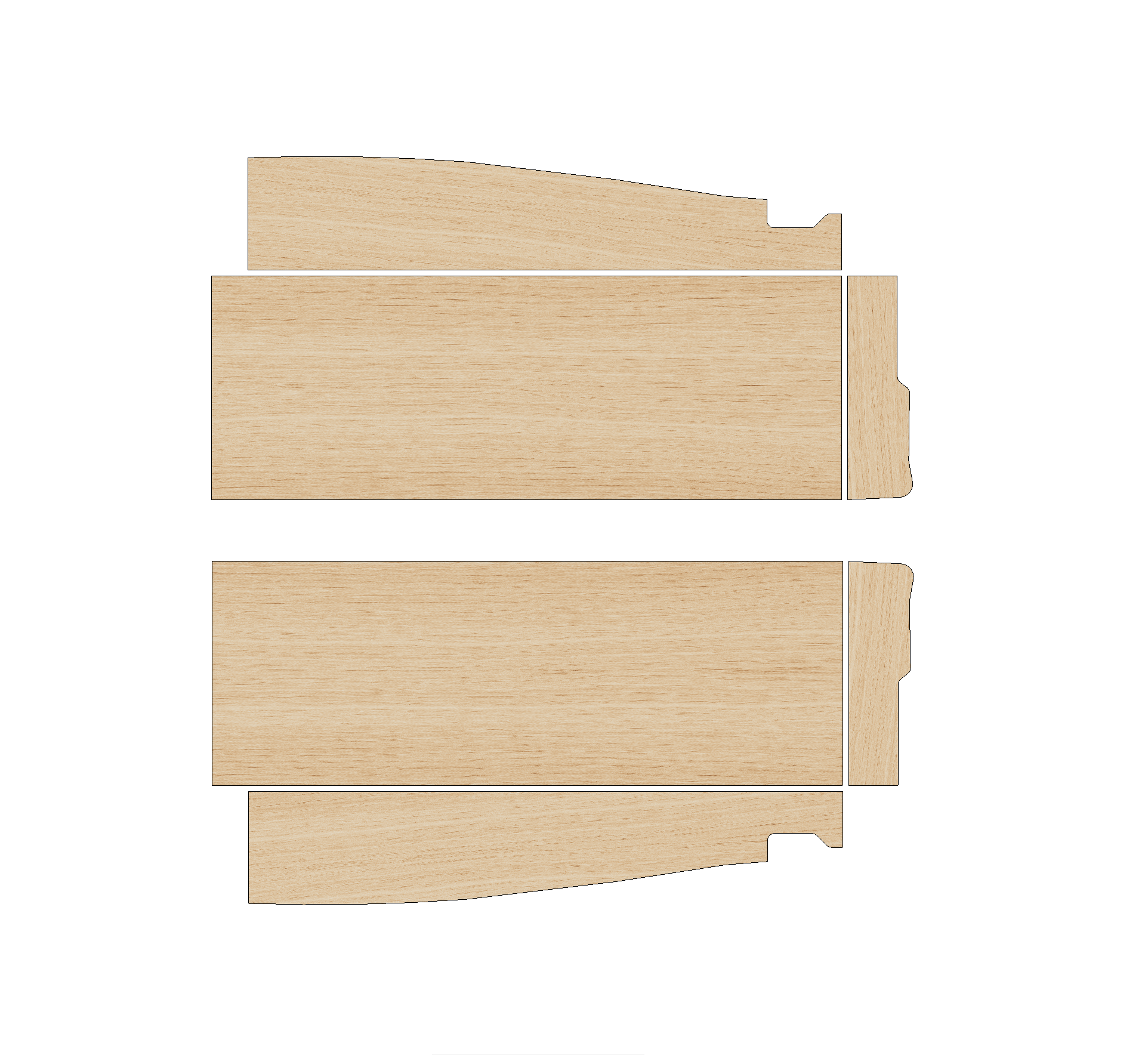 Citroen Dispatch 2016-Present SWB - Wheel Boxes Ply Lining Kit