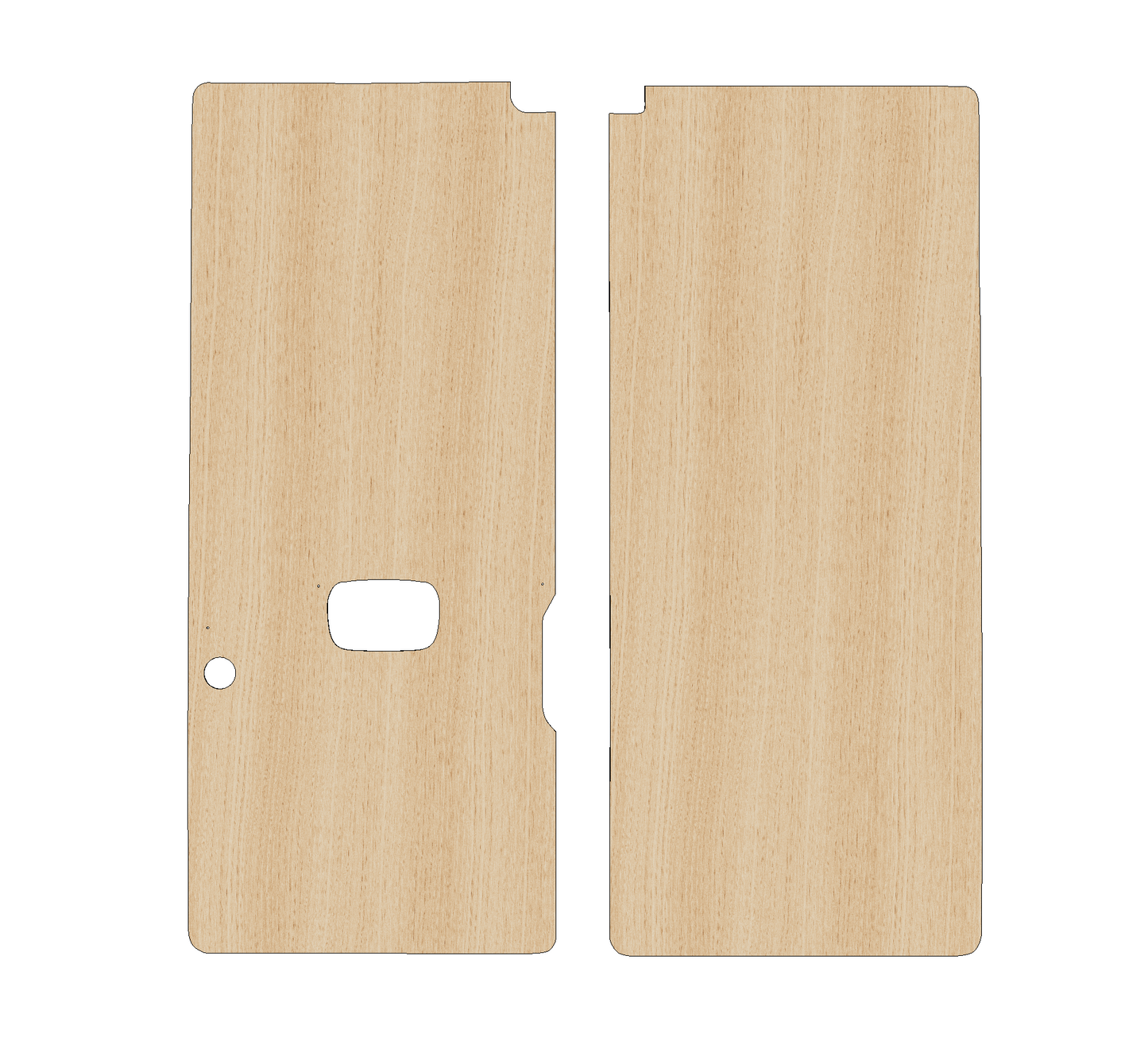 Citroen Relay 2006-Present H2 (L2H2 OR L3H2) - Rear Door Panels Ply Lining Kit