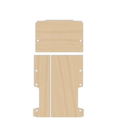 Citroen Relay 2006-Present LWB With Bulkhead - Floor Ply Lining Kit