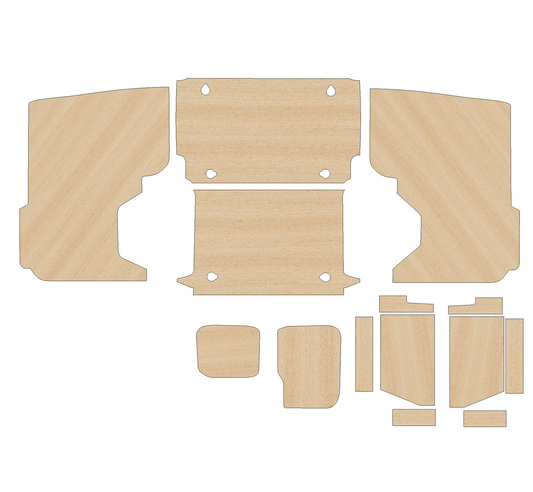 Fiat Doblo 2010-2022 - Full Ply Lining Kit