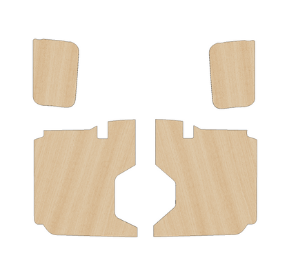 Fiat Doblo 2010-2022 LWB Double Sliding Door - Side Panels Ply Lining Kit