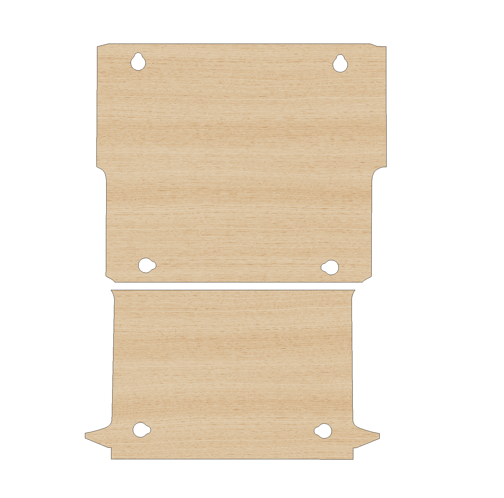 Fiat Doblo 2010-2022 LWB Single Sliding Door - Floor Ply Lining Kit