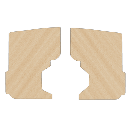Fiat Doblo 2010-2022 SWB No Sliding Doors - Side Panels Ply Lining Kit