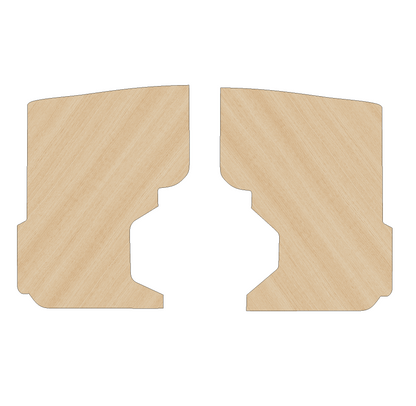 Fiat Doblo 2010-2022 SWB No Sliding Doors - Side Panels Ply Lining Kit