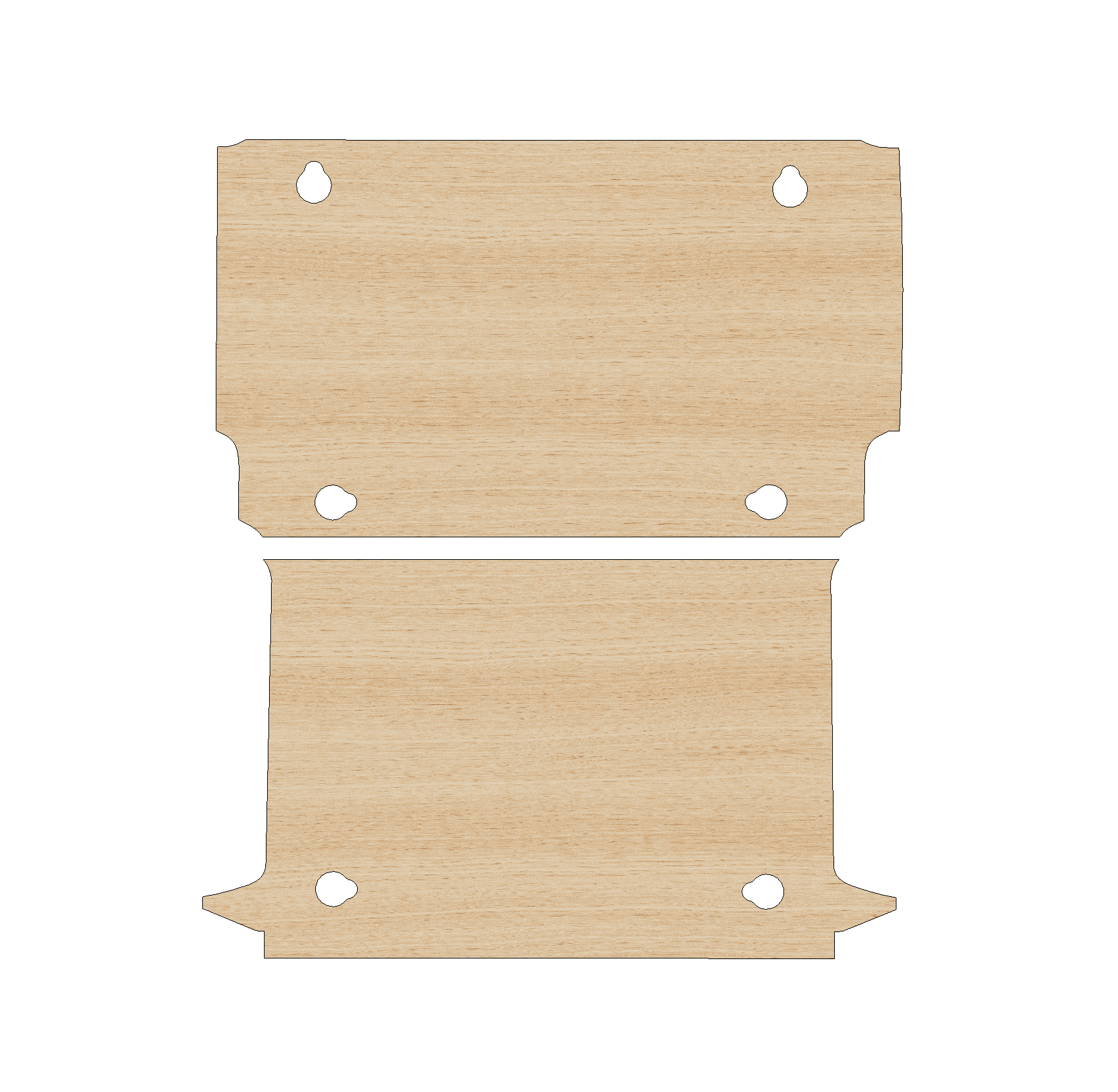 Fiat Doblo 2010-2022 SWB Single Sliding Door - Floor Ply Lining Kit