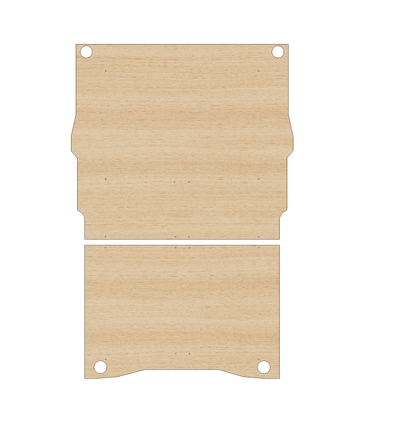 Fiat Doblo 2022 - Present LWB Two Sliding Door - Floor Ply Lining Kit