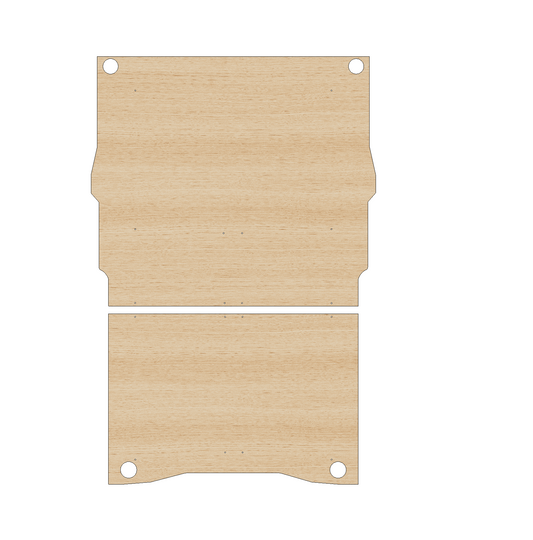 Fiat Doblo 2022 - Present LWB Two Sliding Door - Floor Ply Lining Kit