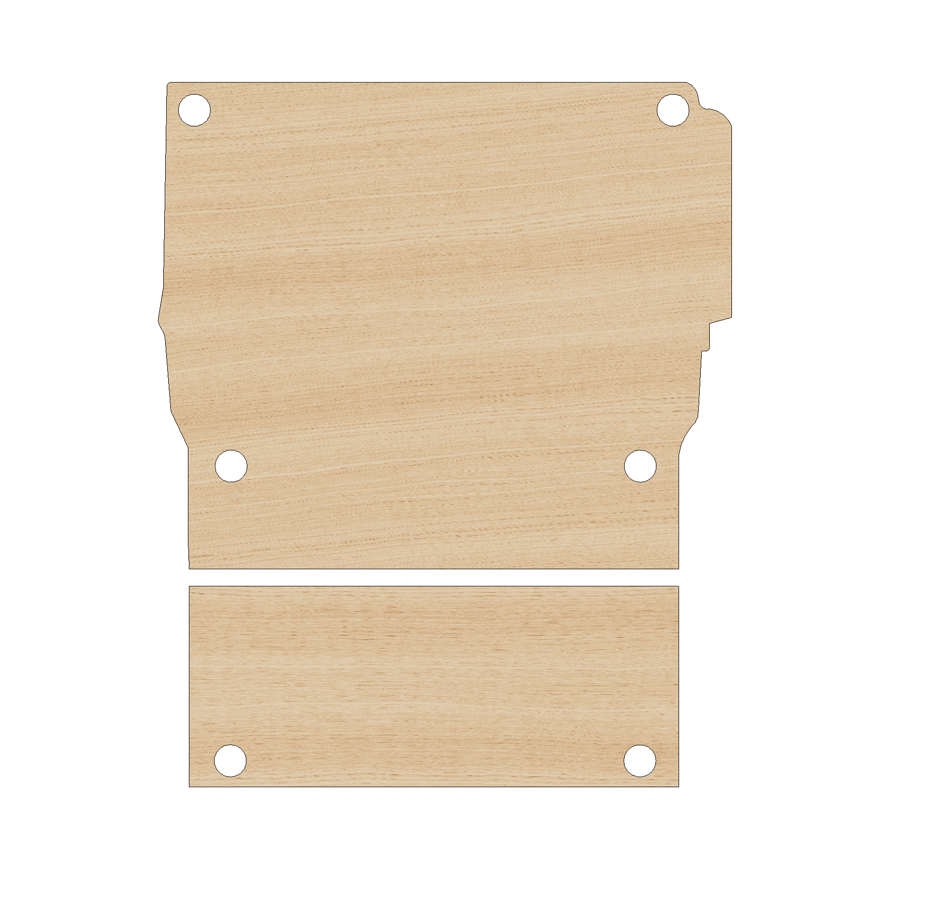 Fiat Doblo 2022 - Present SWB - Floor Ply Lining Kit