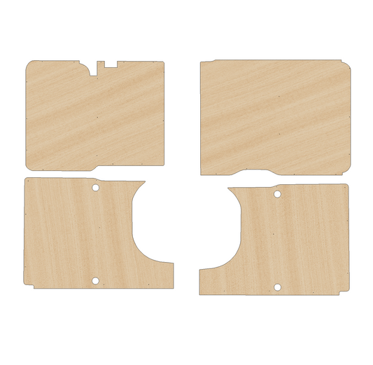 Fiat Ducato 2006-Present SWB L1 Any Height - Side Panels Ply Lining Kit