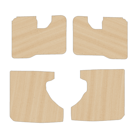 Fiat Scudo 2007-2012 LWB - Side Panels Ply Lining Kit