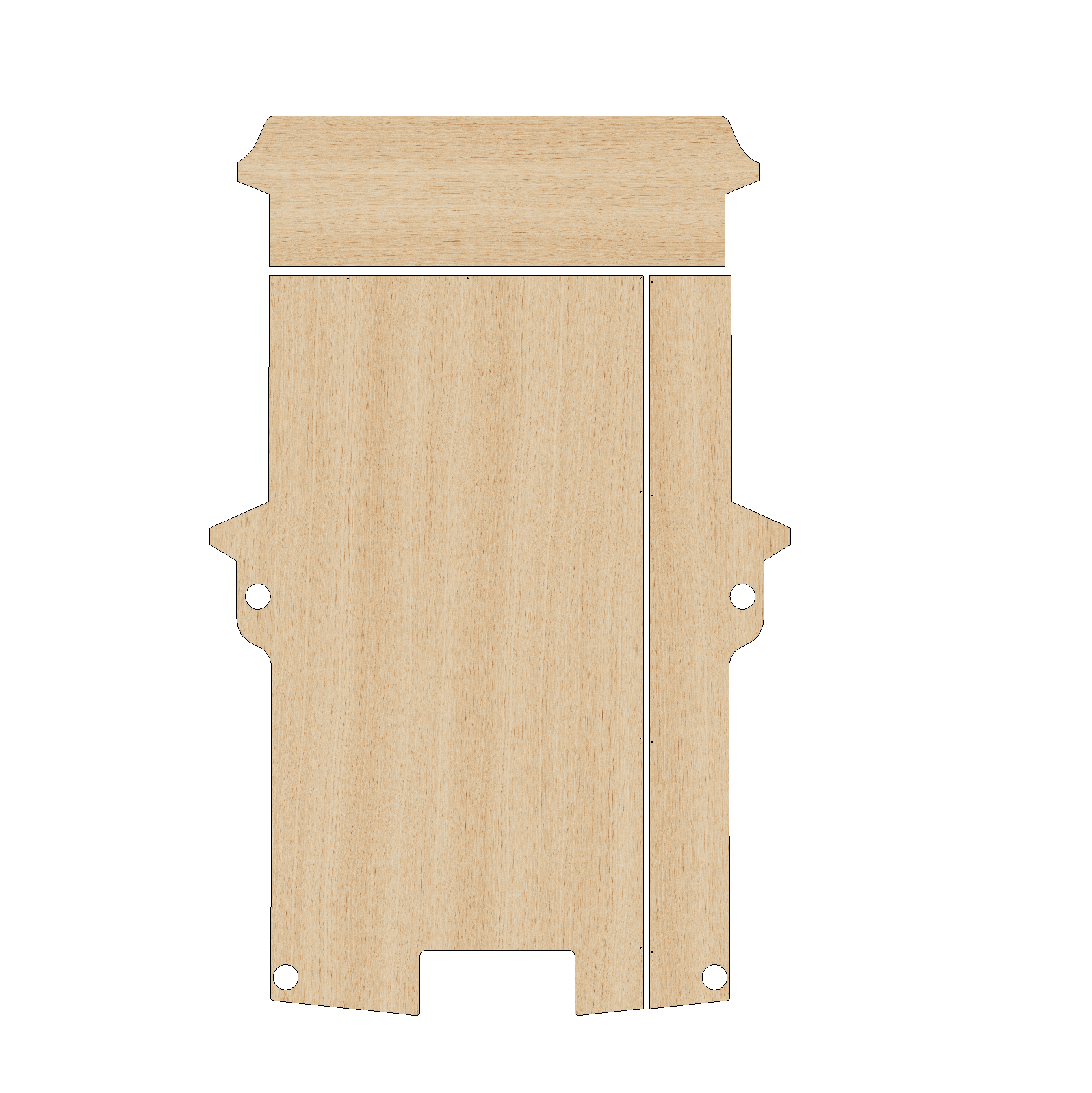 Fiat Scudo 2022-Present MWB - Floor Ply Lining Kit