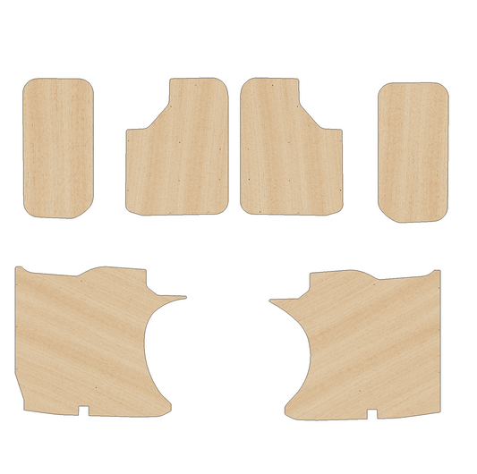 Fiat Scudo 2022-Present MWB - Side Panels Ply Lining Kit