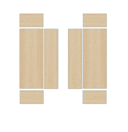 Ford Transit 2000-2014 FWD - Wheel Boxes Ply Lining Kit