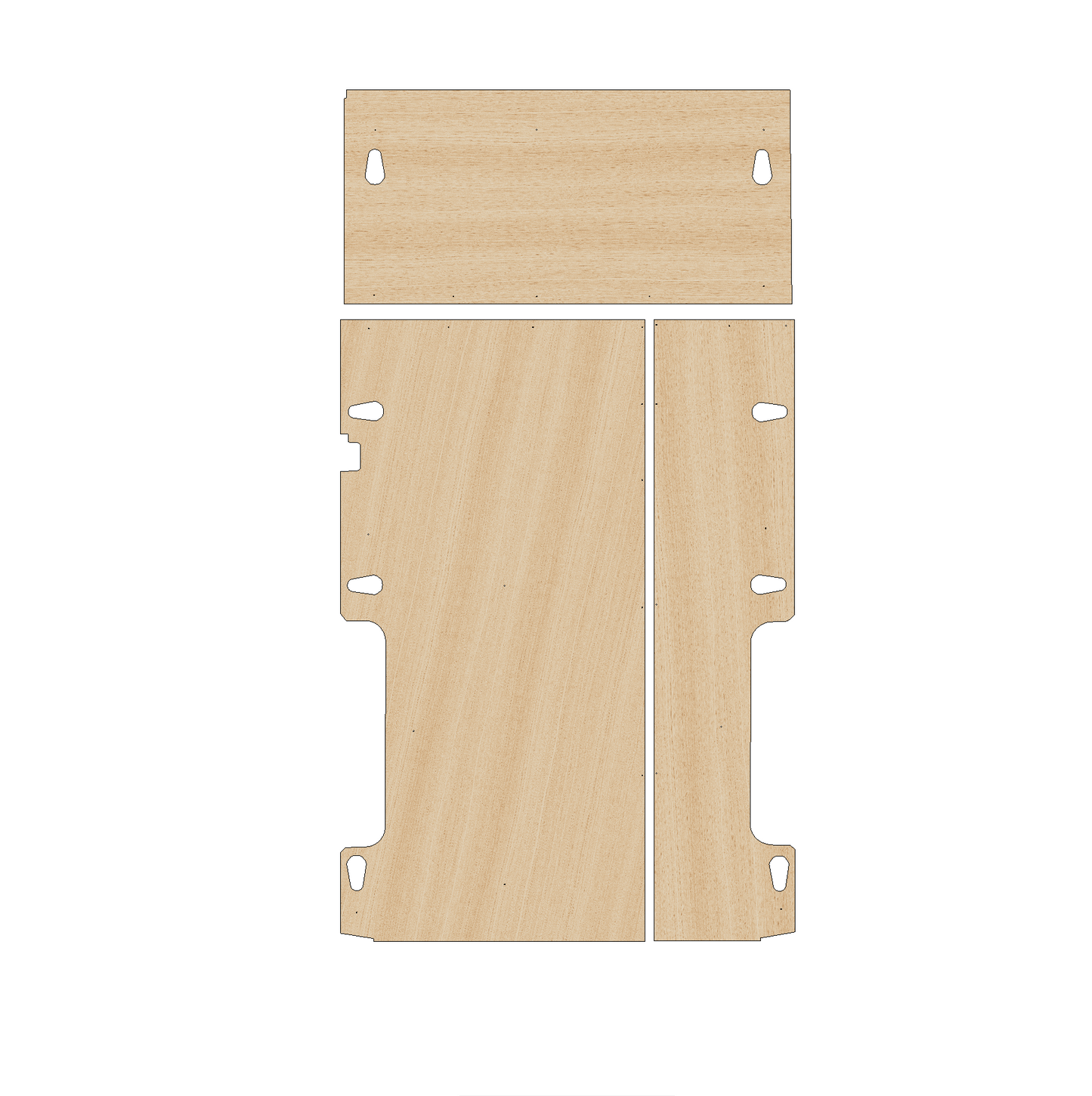 Ford Transit 2000-2014 LWB FWD - Floor Ply Lining Kit