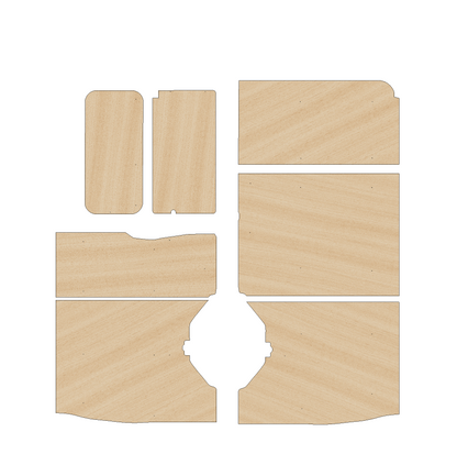 Ford Transit 2000-2014 LWB RWD - Side Panels Ply Lining Kit