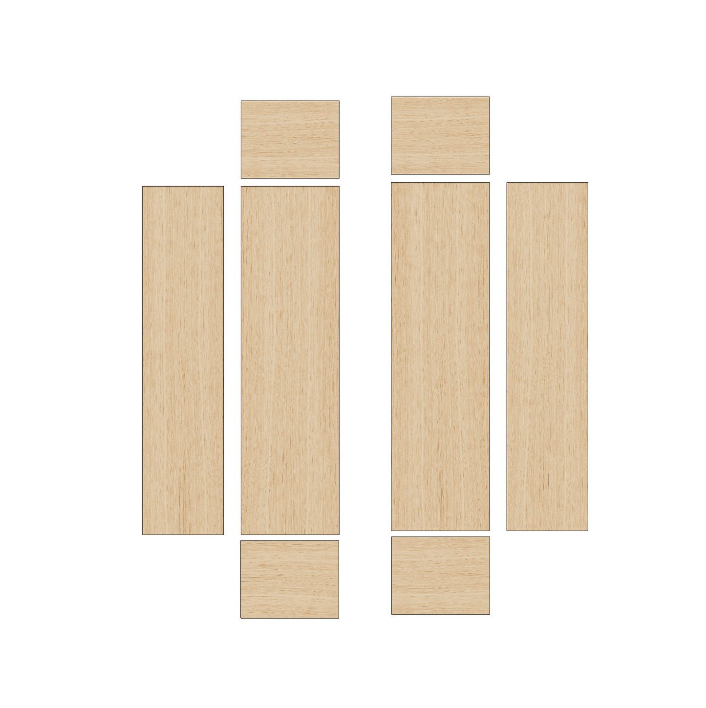 Ford Transit 2000-2014 RWD - Wheel Boxes Ply Lining Kit