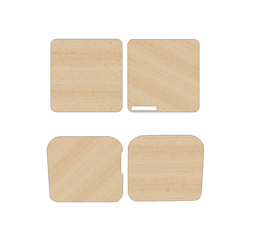 Ford Transit 2000-2014 SWB FWD - Rear Door Panels Inners Ply Lining Kit