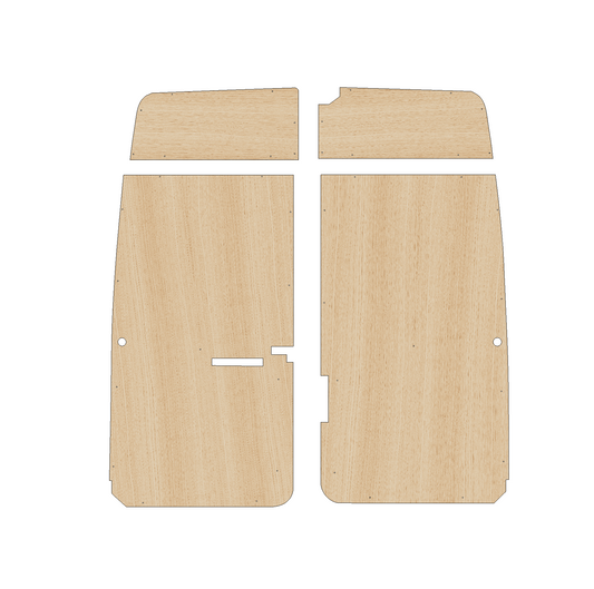 Ford Transit 2000-2014 SWB RWD - Rear Door Panels Tall Ply Lining Kit