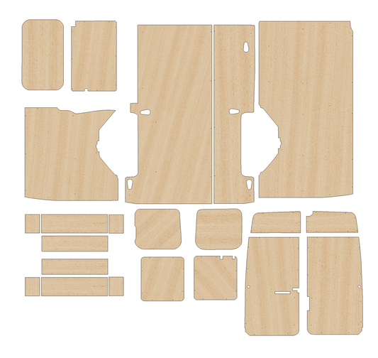 Ford Transit 2014-Present - Full Ply Lining Kit