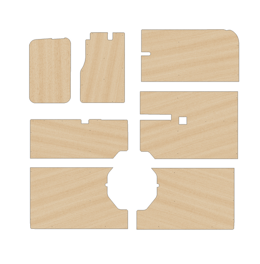 Ford Transit 2014-Present LWB FWD - Side Panels Ply Lining Kit