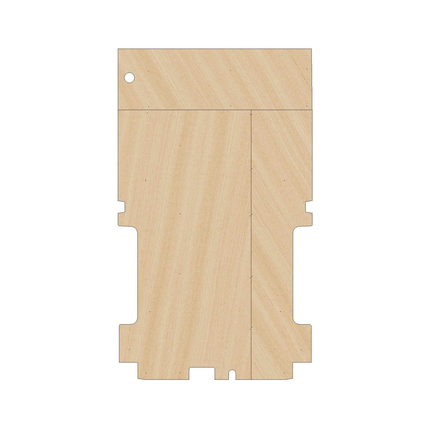 Ford Transit 2014-Present MWB FWD- Floor Ply Lining Kit