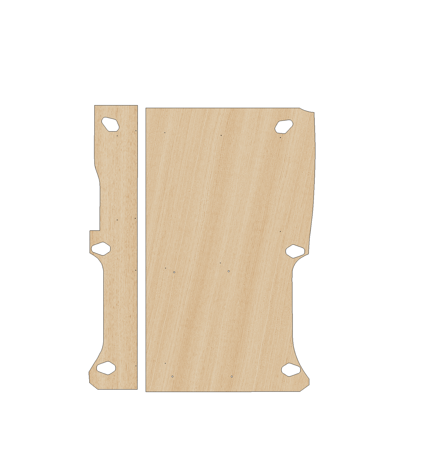 Ford Transit Connect 2002-2013 LWB - Floor