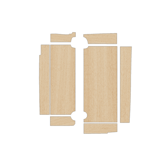 Ford Transit Connect 2002-2013 LWB - Wheel Boxes Ply Lining Kit