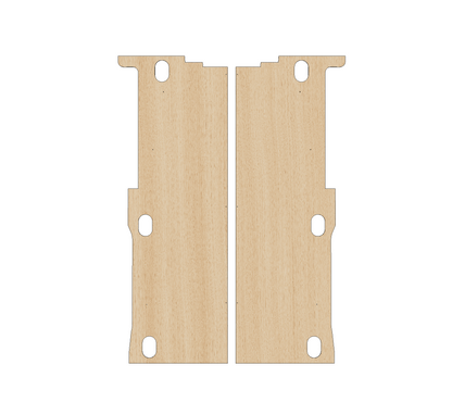 Ford Transit Connect 2014-2021 LWB Trend or Limited Dual Sliding Door- Floor Ply Lining Kit