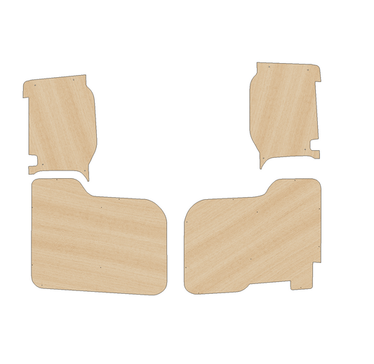 Ford Transit Connect 2014-2021 LWB Trend or Limited - Side Panels Ply Lining Kit