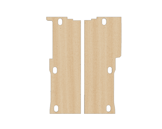 Ford Transit Connect 2014-2021 LWB Trend or Limited Single Sliding Door- Floor Ply Lining Kit