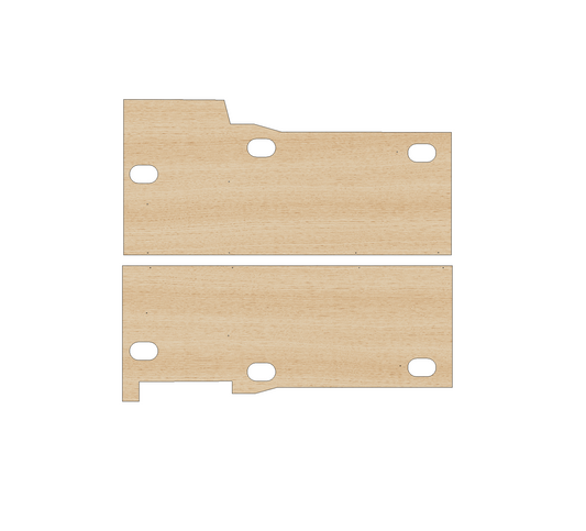 Ford Transit Connect 2014-2021 SWB Base Model - Floor Ply Lining Kit