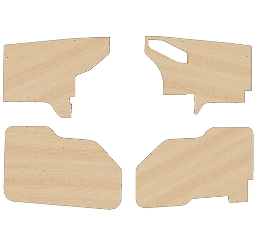 Ford Transit Connect 2014-2021 SWB  - Side Panels Ply Lining Kit