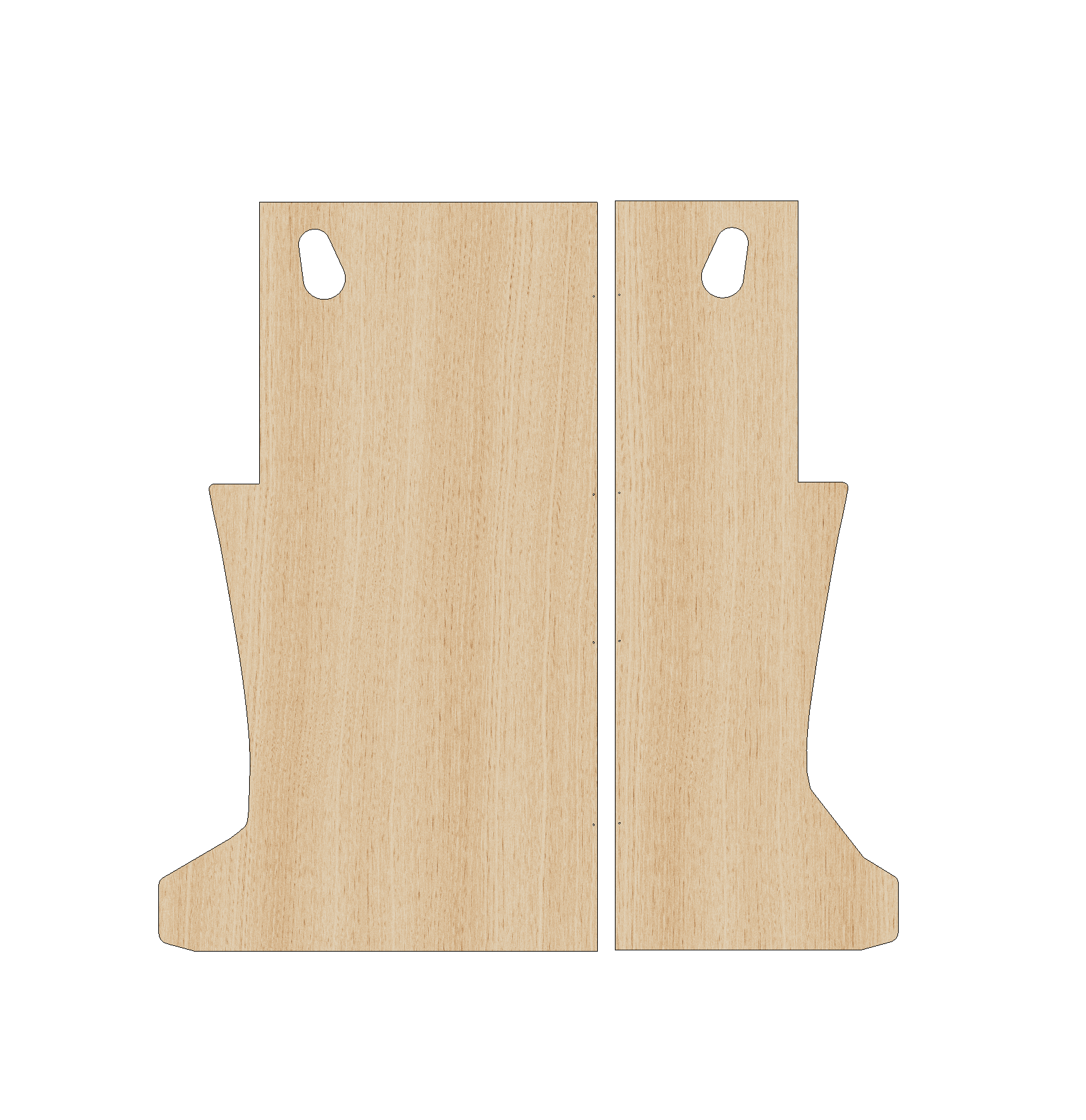 Ford Transit Courier 2014-2023 - Floor Ply Lining Kit