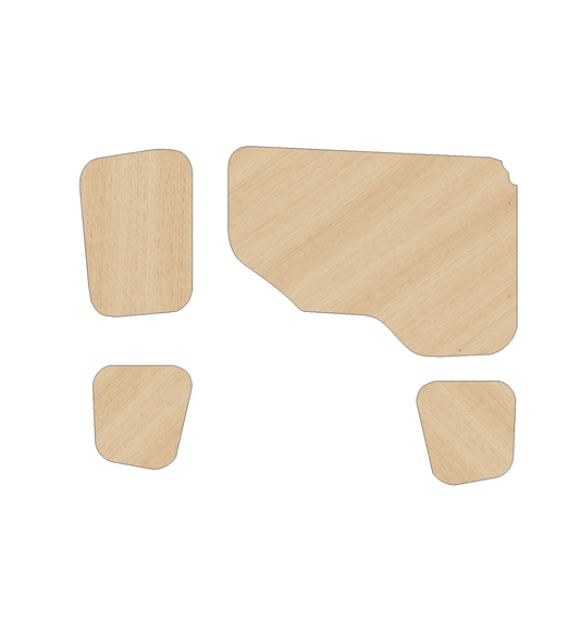 Ford Transit Courier 2014-2023 - Side Panels Ply Lining Kit