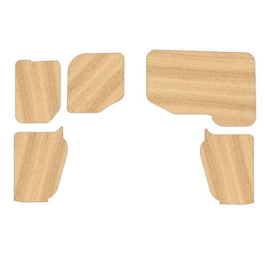 Ford Transit Courier 2023-Present - Side Panels Ply Lining Kit