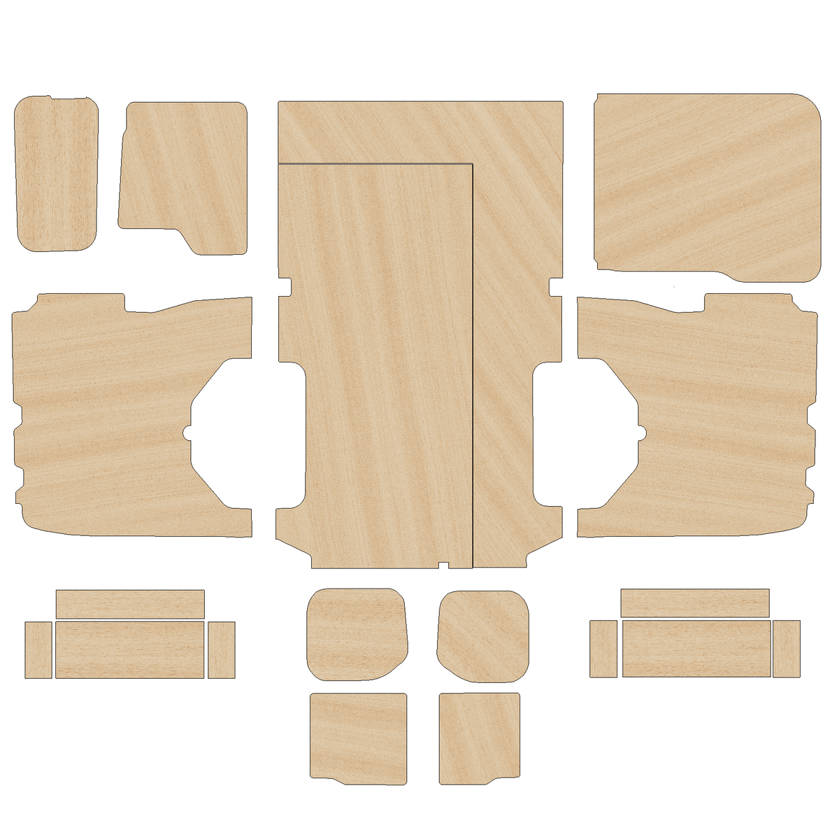 Ford Transit Custom 2013-2023 - Full Ply Lining Kit