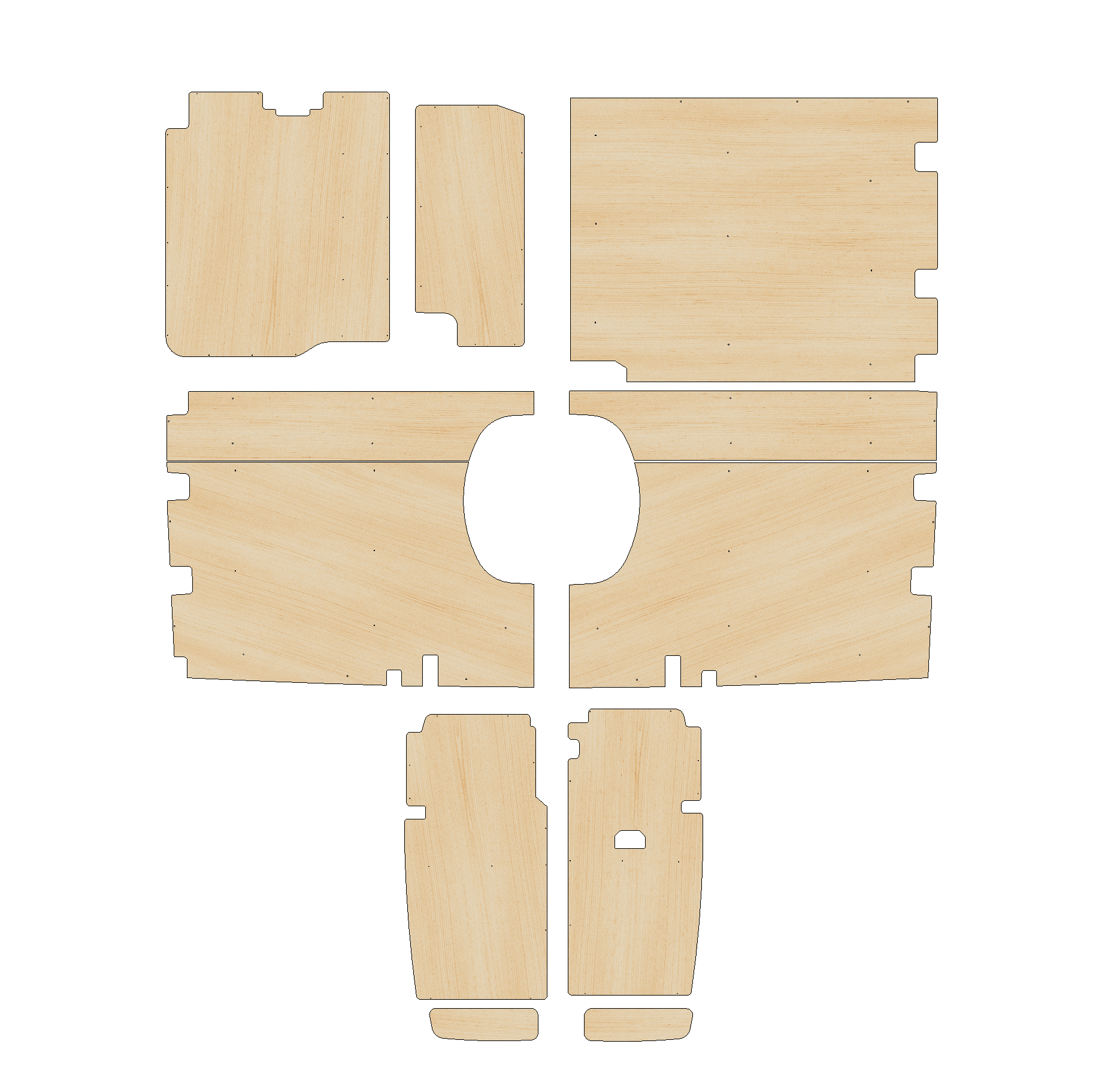 Man TGE Panel Van 2017-present - Full Ply Lining Kit