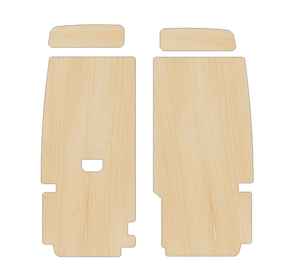 Man TGE Panel Van 2017-present LWB - Rear Door Panels Ply Lining Kit