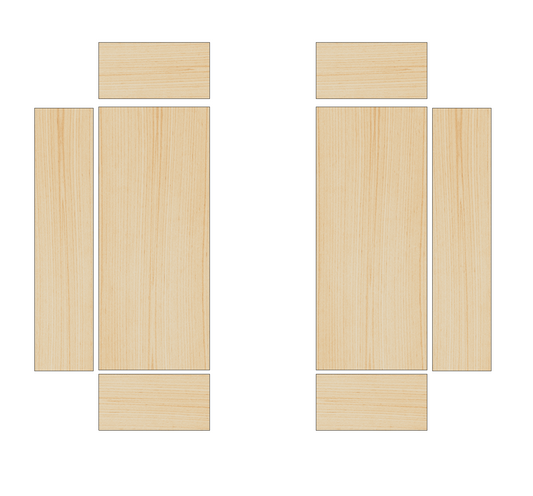 Man TGE Panel Van 2017-present RWD - Wheel Boxes Ply Lining Kit