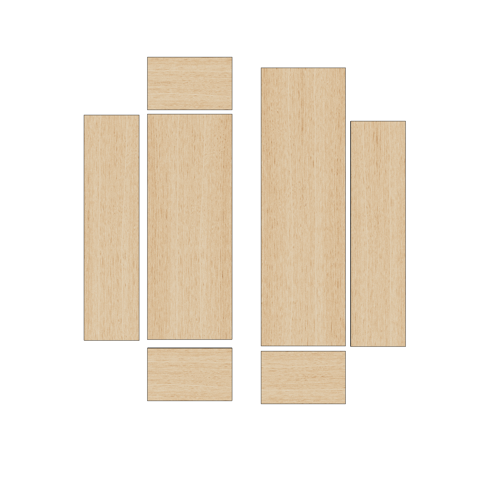 Maxus (Weststar, LDV) V80 2011-Present LWB - Wheel Boxes Ply Lining Kit
