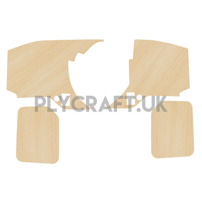 Mercedes Citan 2011 - 2021 LWB - Side Panels Ply Lining Kit