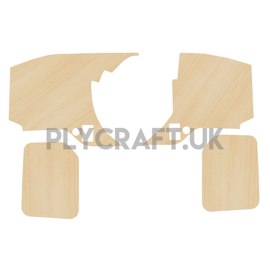 Mercedes Citan 2011 - 2021 LWB - Side Panels Ply Lining Kit
