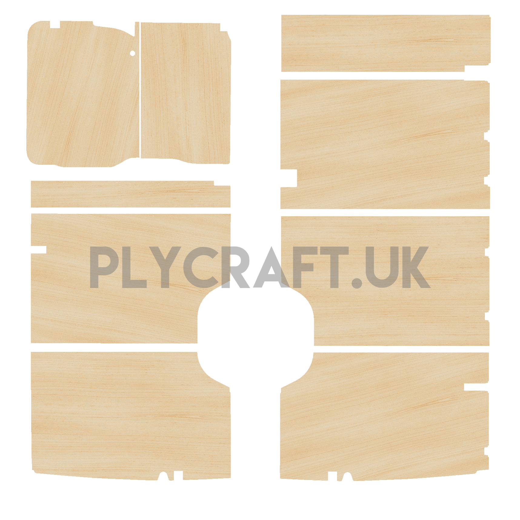 Mercedes Sprinter 2006-17 LWB Standard Height - Side Panels Ply Lining Kit