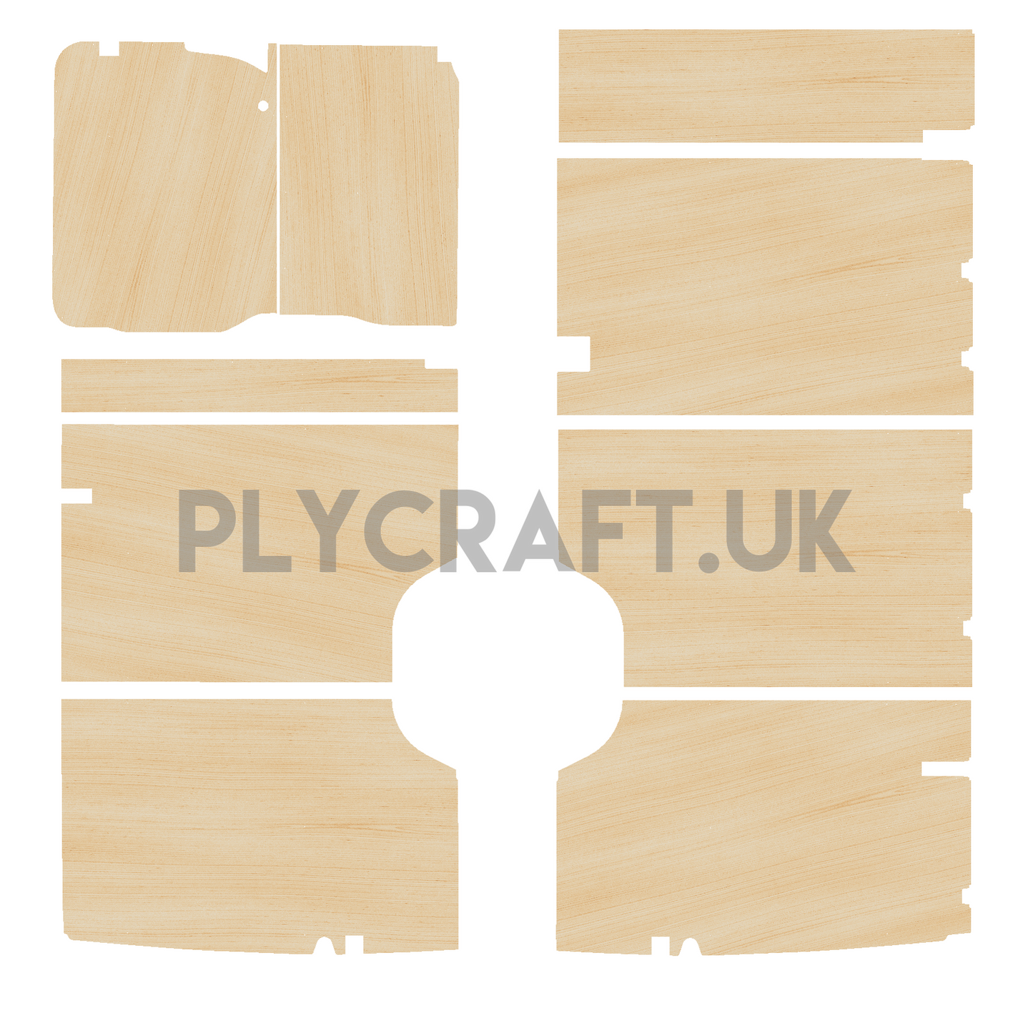 Mercedes Sprinter 2006-17 LWB Tall Height - Side Panels Ply Lining Kit