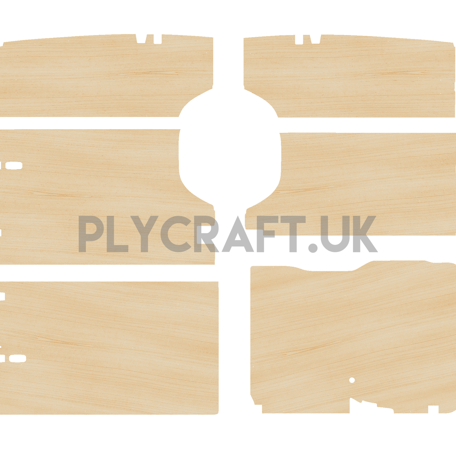 Mercedes Sprinter 2006-17 MWB Tall Height - Side Panels Ply Lining Kit