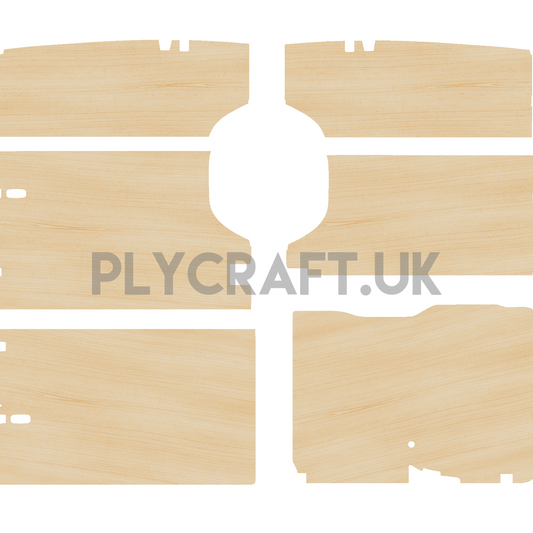 Mercedes Sprinter 2006-17 MWB Tall Height - Side Panels Ply Lining Kit