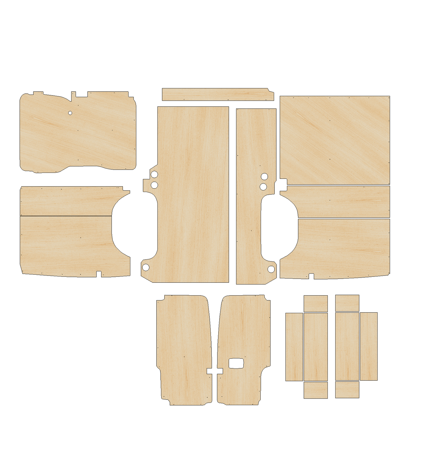 Volkswagen Crafter 2006-17 - Full Ply Lining Kit