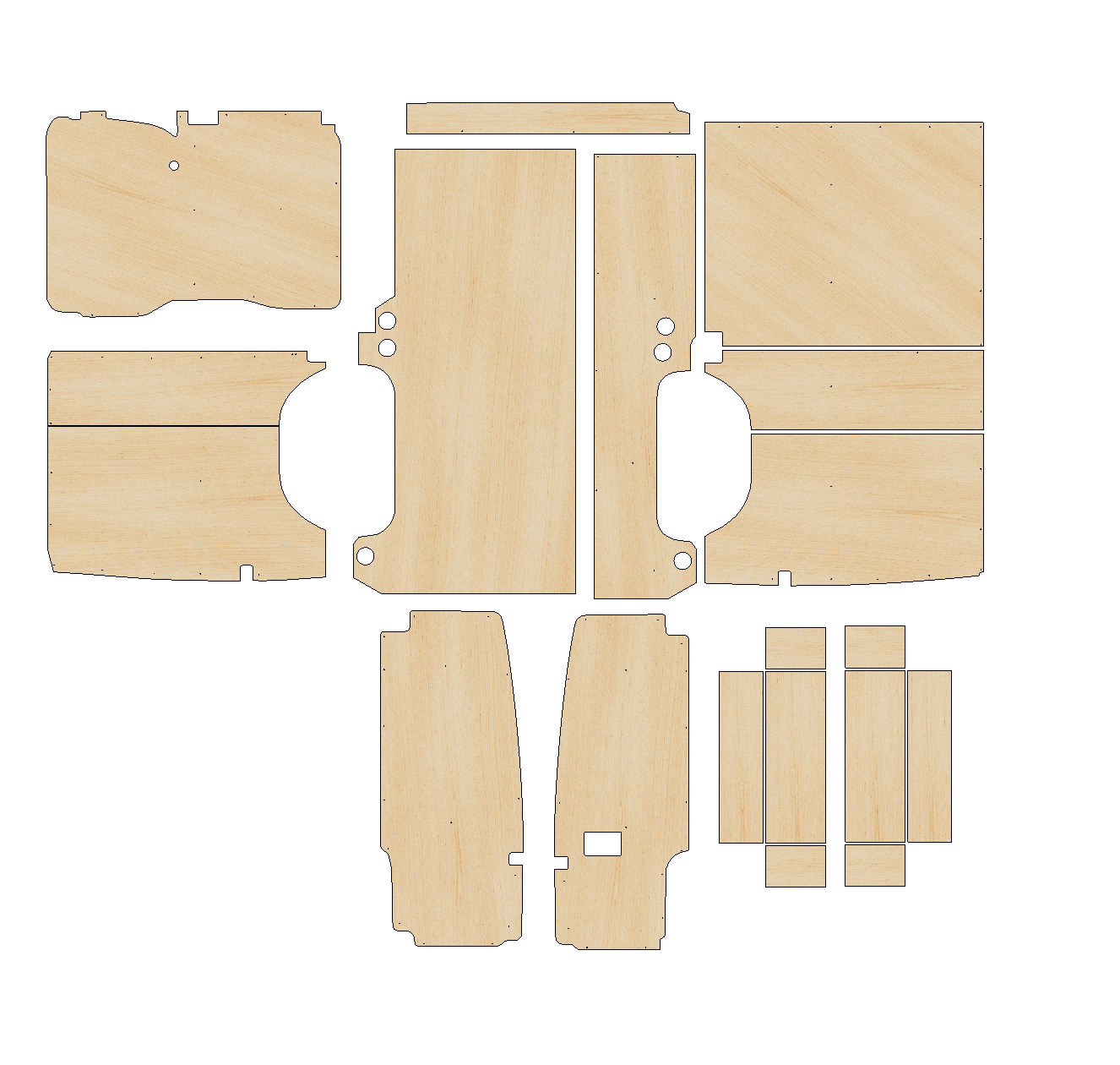 Volkswagen Crafter 2006-17 - Full Ply Lining Kit