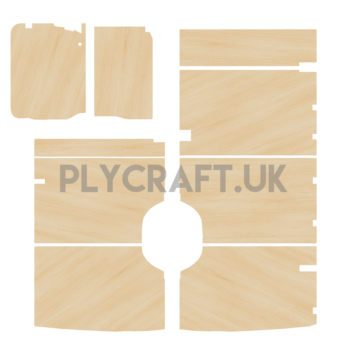 Mercedes Sprinter 2018-Present LWB RWD - Side Panels Ply Lining Kit